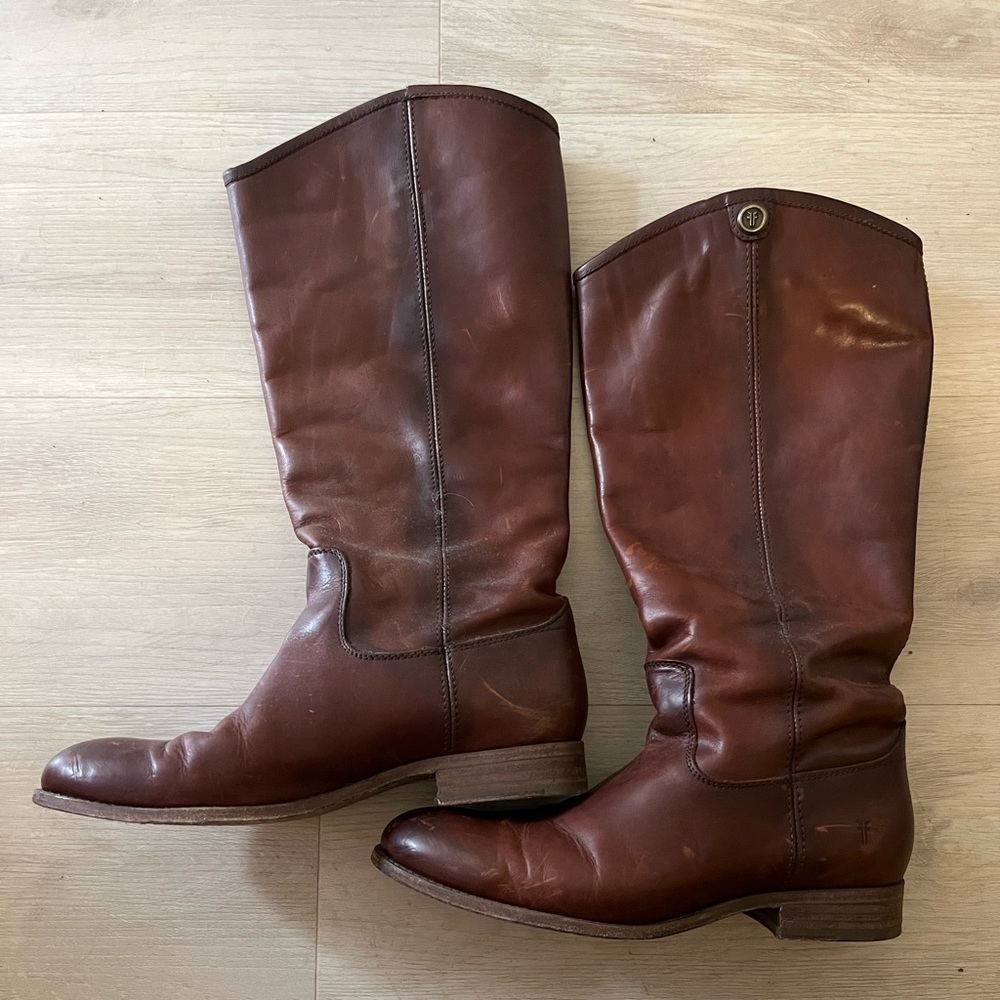 Frye Melissa Button Boots - size 9